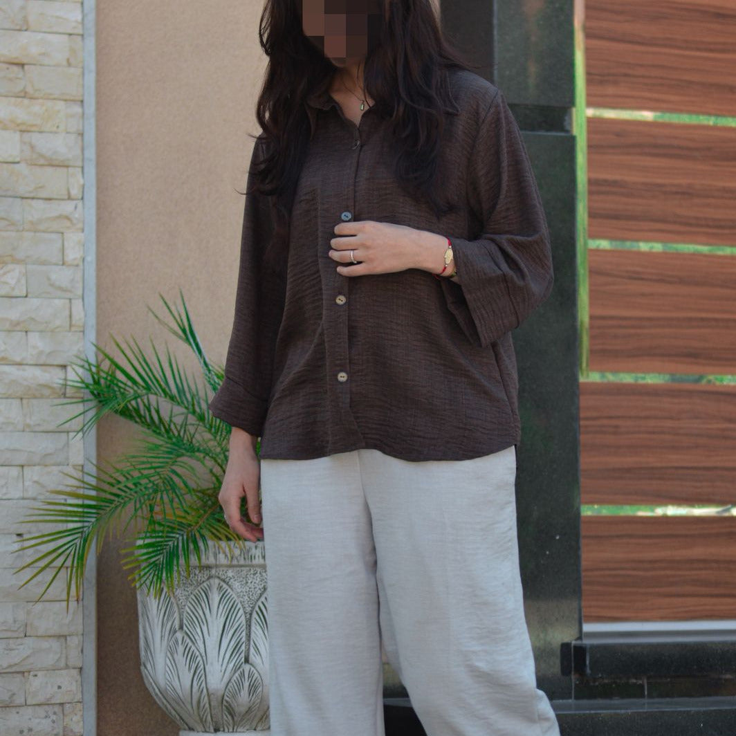 Chemise Oversize et pantalon fluide