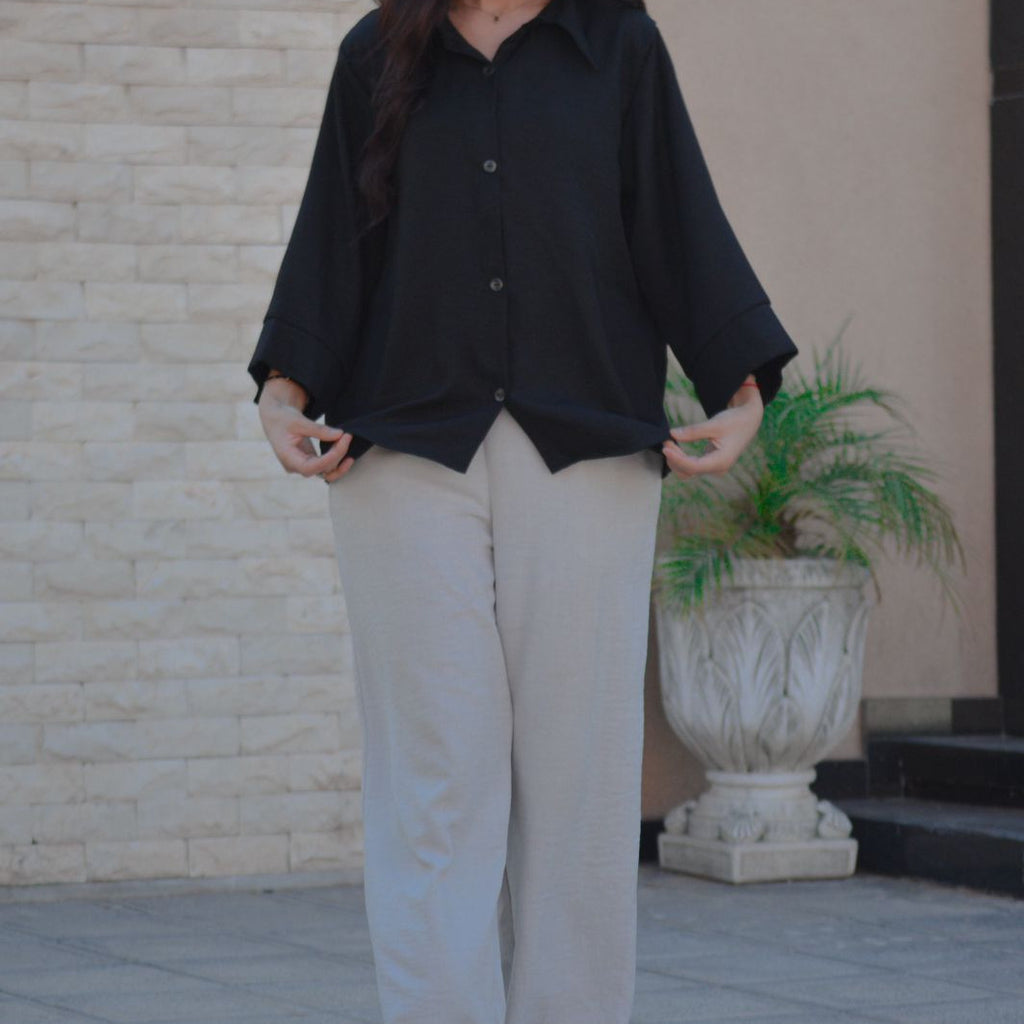 LE NOIR Blouse Oversize chic