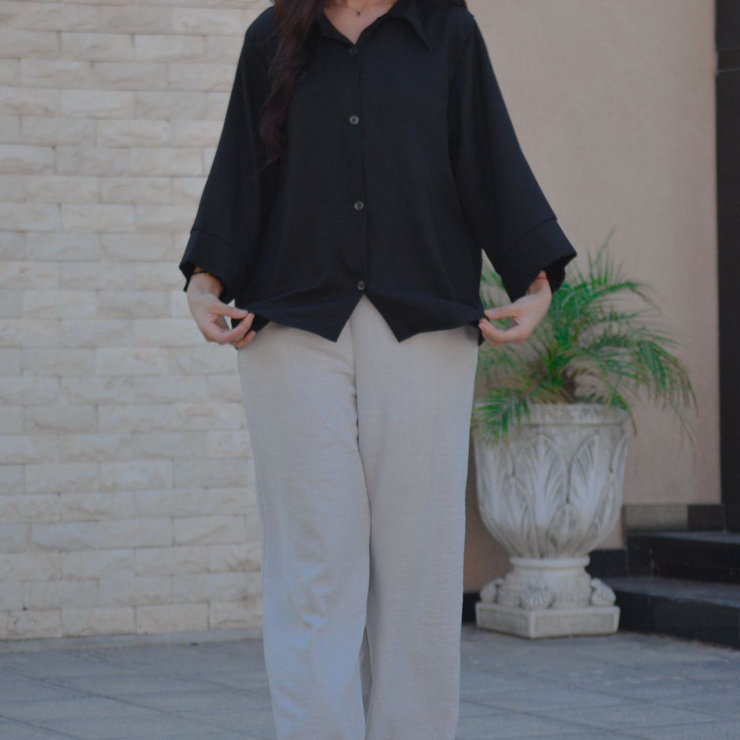 LE NOIR Blouse Oversize chic