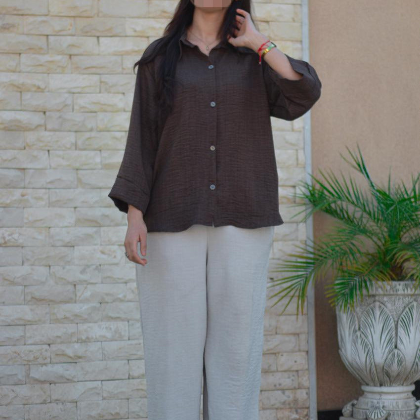 Chemise Oversize et pantalon fluide